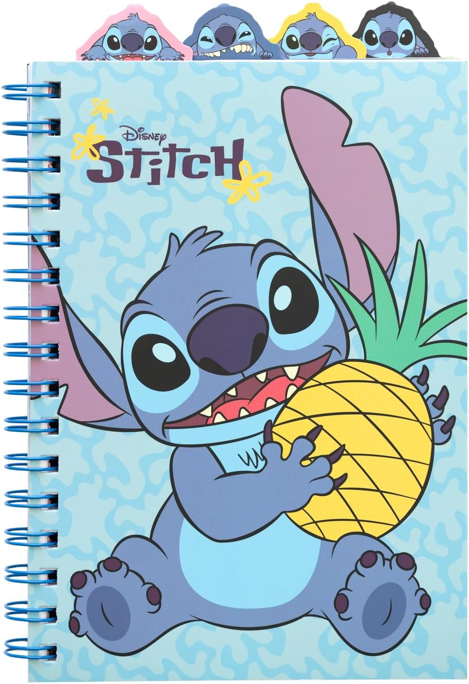 Grupo Erik Disney Stitch A5 Project Notebook with 4 Dividers | A5 Notebook with Dividers, Project Planner, Notepad A5 | Stitch Gifts, Stitch Stationery, Stitch Gift, Disney Stationery