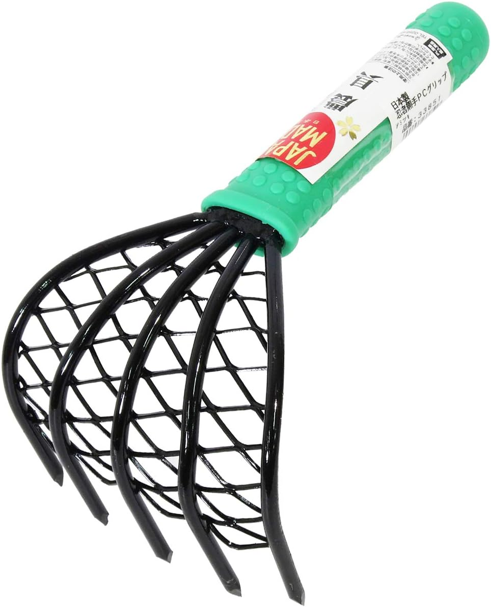 KONYO 33851 Ninja Rake PC Grip with Net Body: Depth 4.3 Inches (11 Cm), Main Unit: Height 7.9 Inches (20 Cm), Main Unit: Width 4.3 Inches (11 Cm)