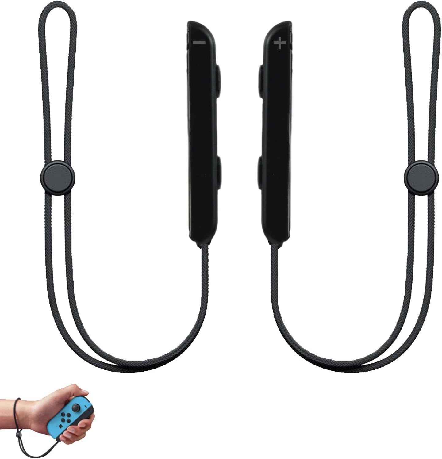 2 Pcs Wrist Strap for Switch Joy-Con, Lanyard Replacement Parts Accessories Adjustable Joy-Con Controller, Game Wristband, Durable Grip Nylon Hand Strap Design for Switch Accessories image number 1