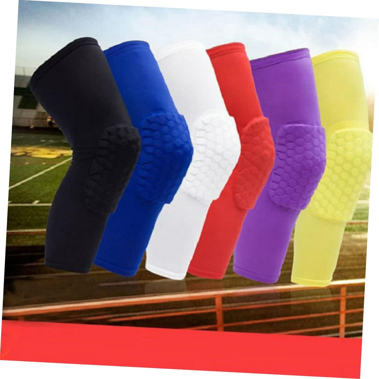 Knee Pads Knee Sleeve Support Knee Brace for Running Men Women Workout Sports Volleyball Football Knee Brace for Sports Athletic Supporters for Men Mens Knee Brace Knee Protector image number 4