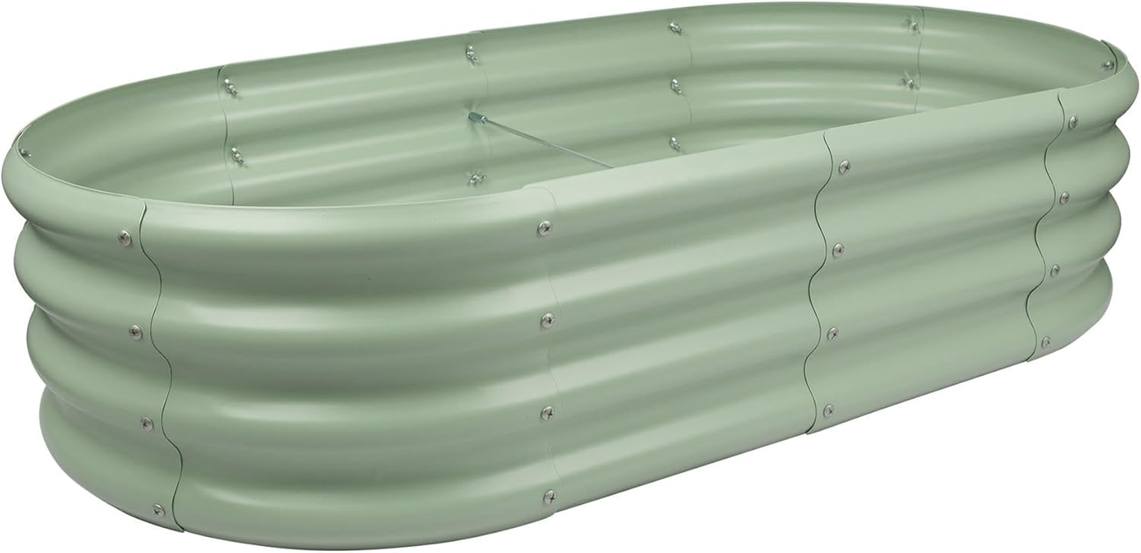 Harbour Housewares Raised Garden Bed - Anthracite - 180 X 90Cm - Rectangle - Bottomless Metal Raised Bed Galvanised Steel Planter Box for Growing Outdoor Plants, Vegetables, Flowers and Herbs image number 3