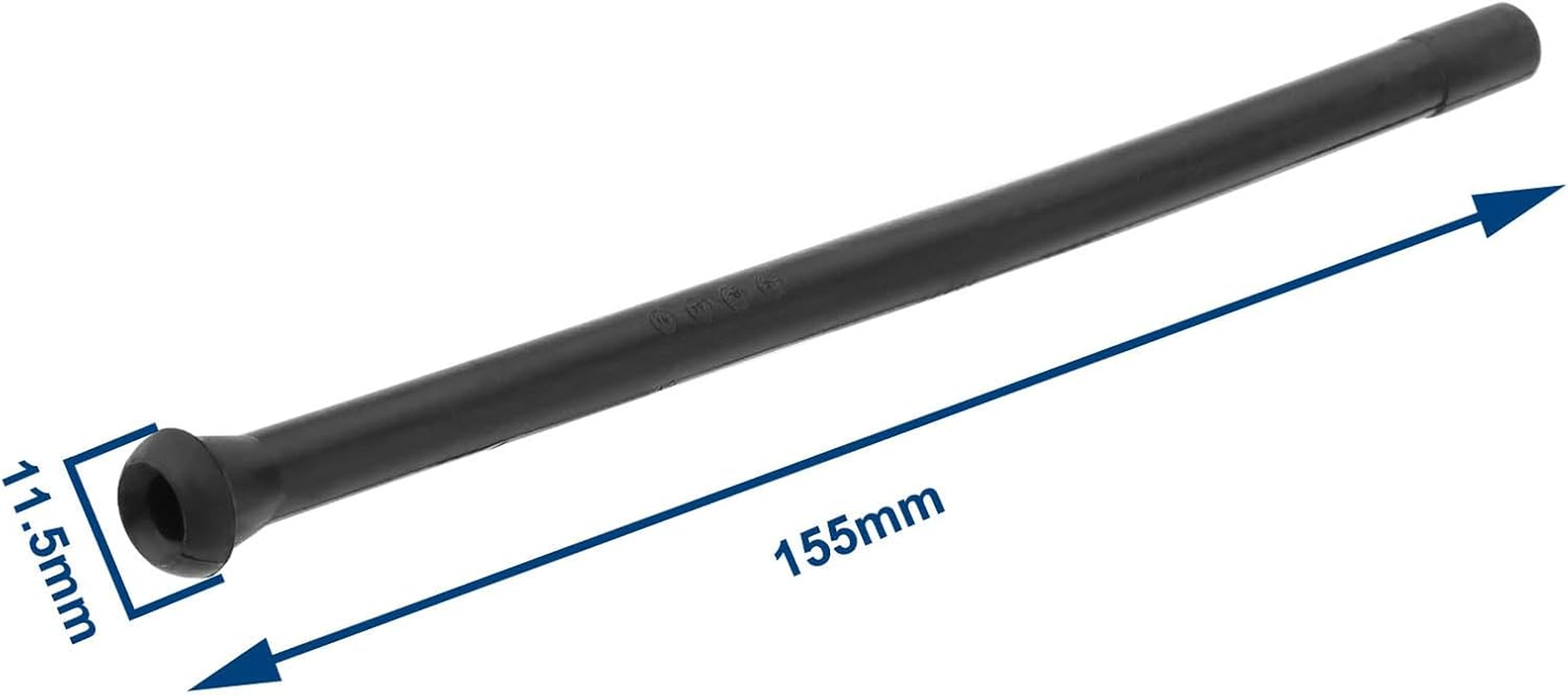 SING F LTD 1Pc Black 15.5Cm Long Car Water Drain Pipe Hose Pipeline 510827861 5G6827861 5G9827861A Compatible with VW Golf MK6 MK7 7.5