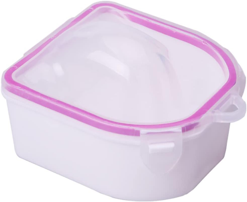 KUYYFDS Professional Acetone Resistant Double Layer Nail Spa Bowl Nail Polish Remover Manicure Tool for Salon or Home Use Polish Remover image number 1