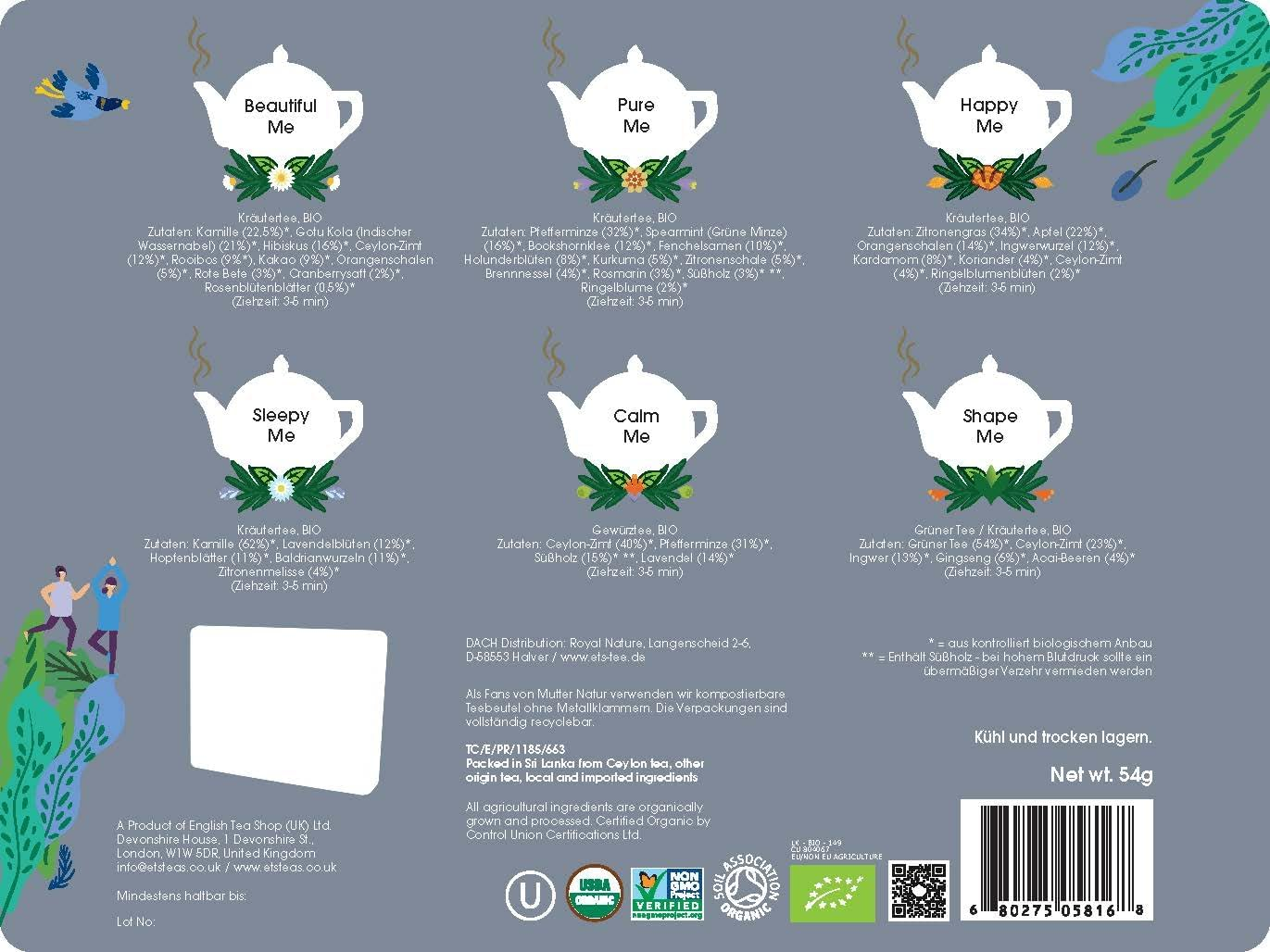 English Tea Shop English Tea Shop Gift Pack Your Wellness Collection Light Blue 36 Sachets, 54 G image number 1