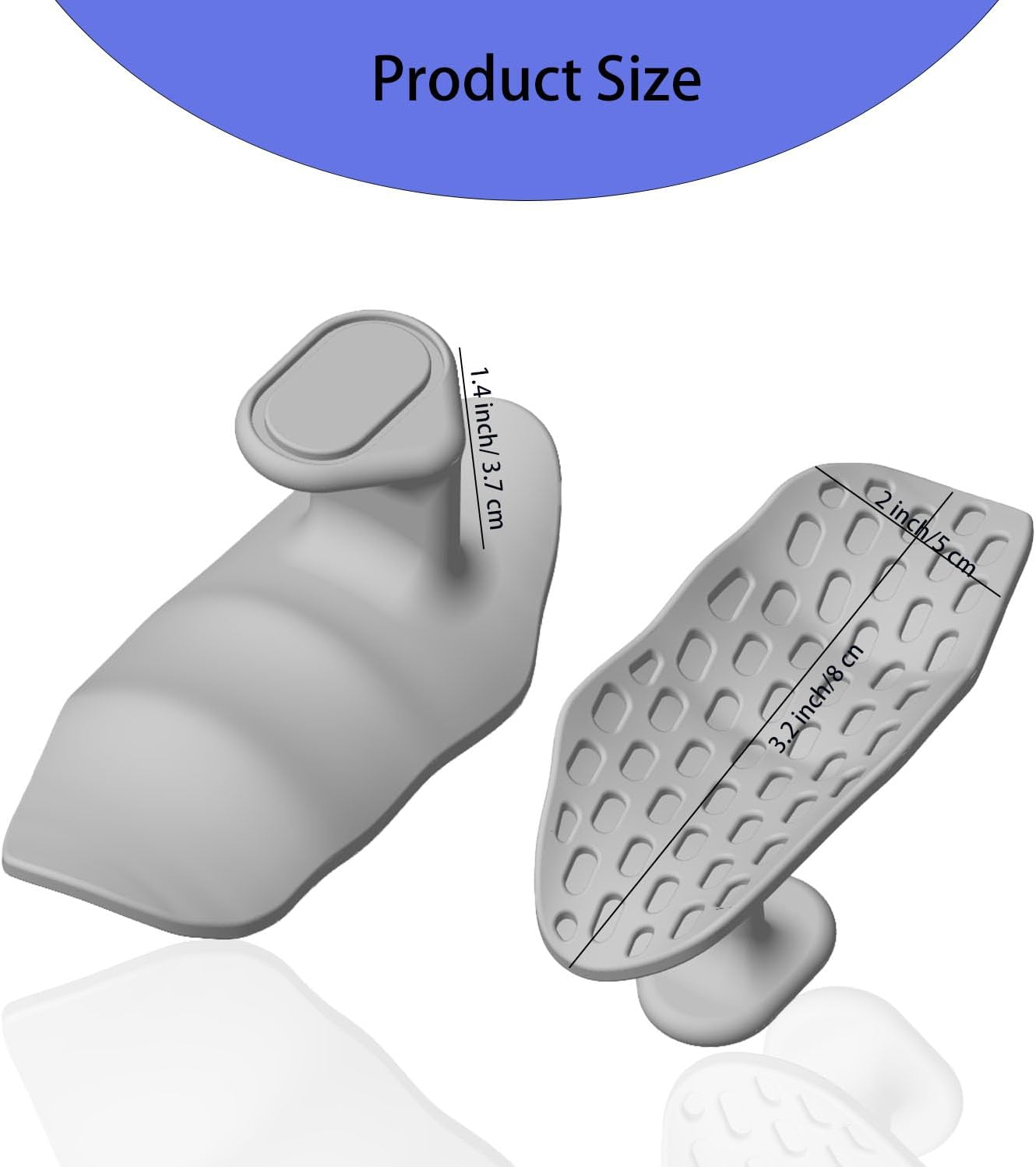 Anti-Slip Workout Grips, Ergonomic Rubber Hand Protector Gloves for Gym Training and Exercise, Weight Lifting, Dumbbell, Deadlift, Bar Pad Pull up Grippers with Storing Bag image number 2