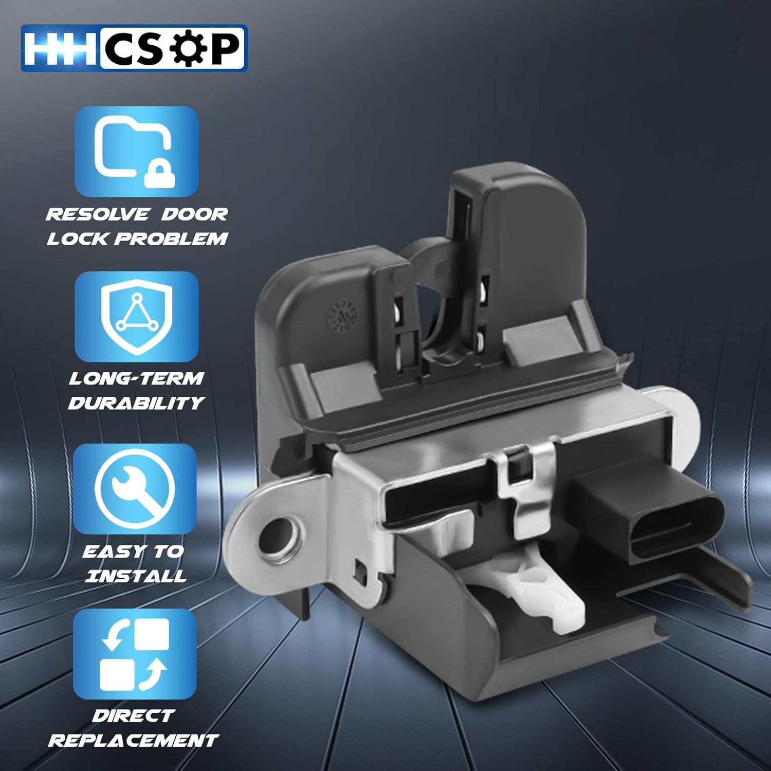 Liftgate Lock Actuator Rear Latch Trunk Latch Motor for Volkswagen VW Tiguan 2009 2010 2011 2012 2013 2014 2015 2016 2017 2018, VW Jetta 2008-2014, VW Golf 2010-2014, VW Golf Sportwagen 2010-2013 image number 3