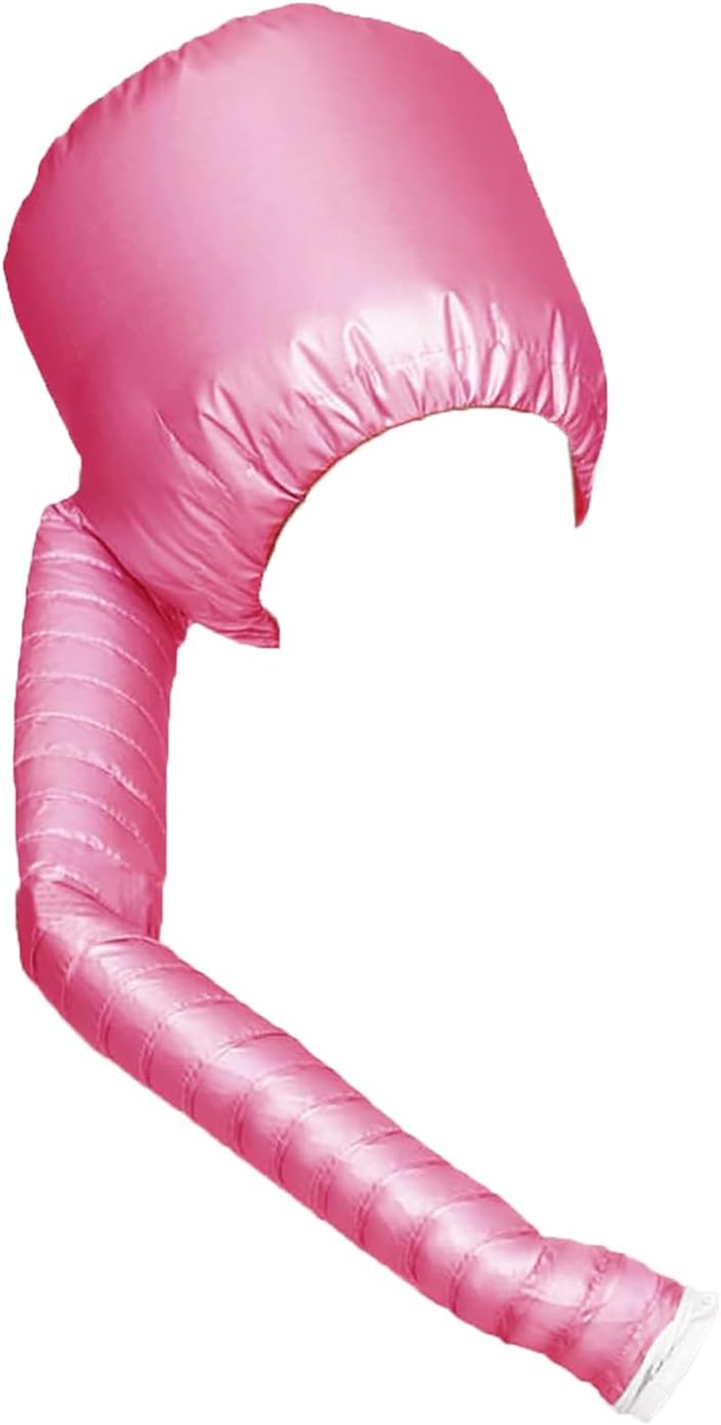 Xlihdzum Bonnet Hood Hair Dryer Attachment - Hair Dryer Bonnet with Elastic Strap, Used for Hair Styling, Deep Conditioning and Hair Efficient Drying - Adjustable Hairbonnet for Home Use (Pink)