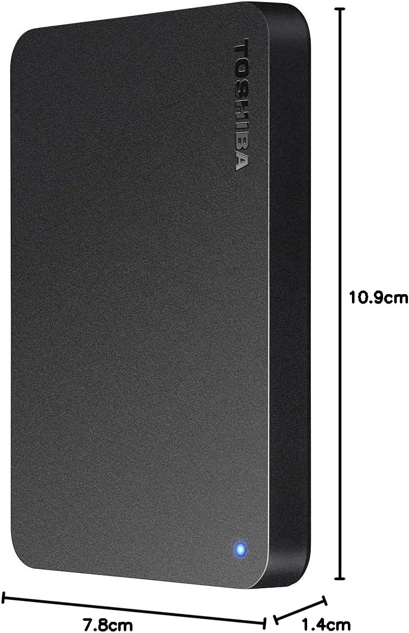 Toshiba 1TB Canvio Basics Portable Hard Drive Storage image number 4