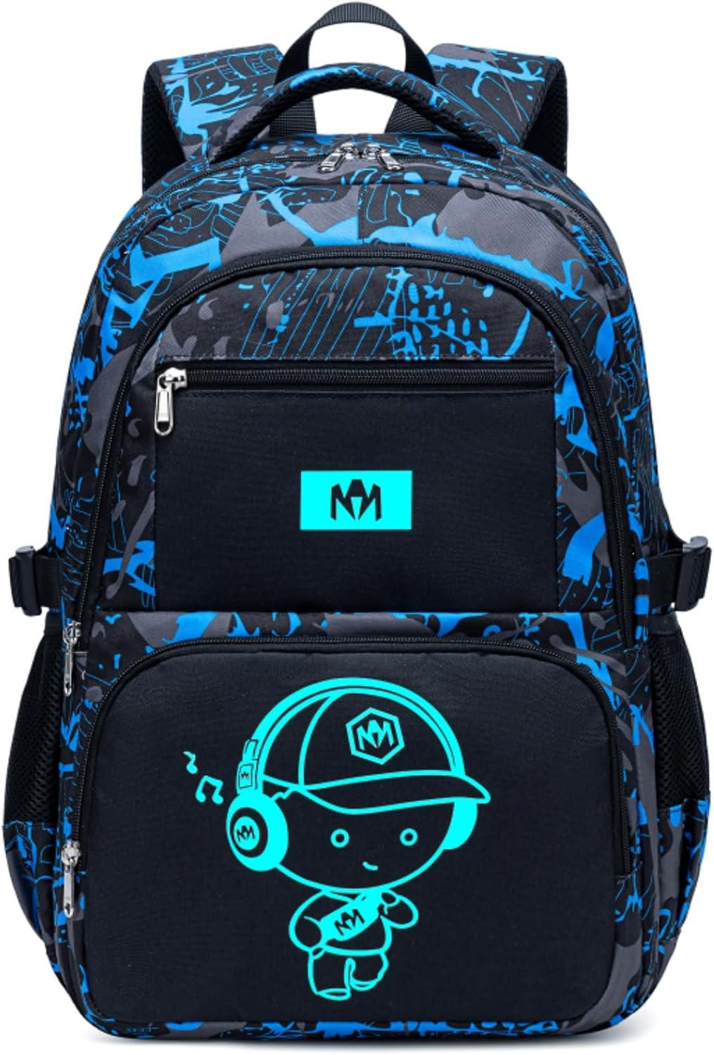 Bluboon Kids Backpack Boys Camo Bookbag Teens Elementary School Bag Daypack Travel Back Pack Middle School - Boy-Camo 2Pcs image number 2