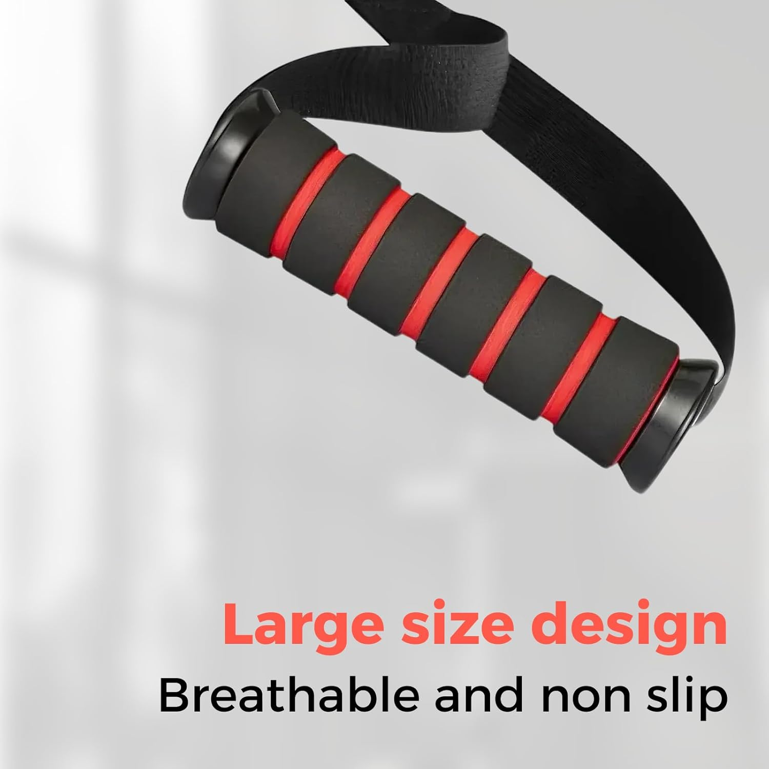 Heavy Duty Exercise Handles for Resistance Bands and Cable Machines, Tricep Rope Cable Attachment, Gym Equipment Handles Replacement, Home Gym Workout Grips, Supports up to 260Kg, Universal Fit image number 1