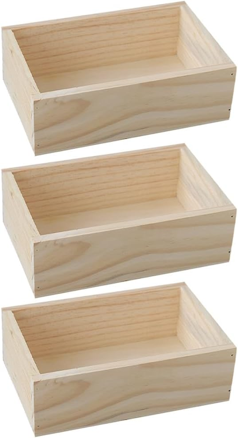 Lnqwhduu Retro Square Wooden Succulent Small Flower Pot Wooden Box Home Gardening Decoration Supplies image number 2