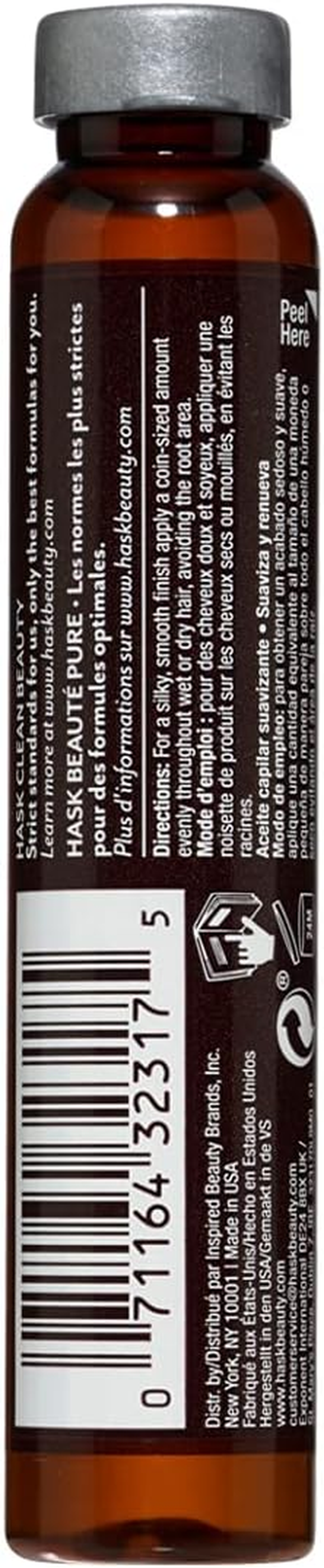 Hask Vials Keratin Protein Smoothing Shine Oil (12 Pieces) image number 6