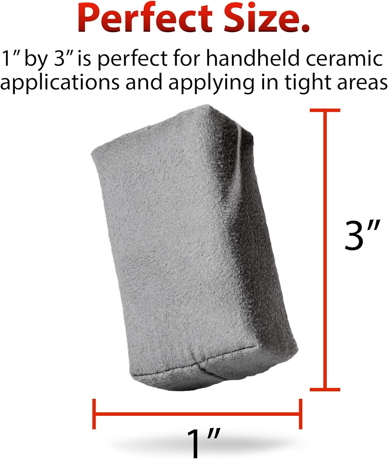 Adam'S Polishes Suede Applicator (2 Pack) - Car Detailing Sponge, Use with Ceramic Spray, Graphene Coatings on Car Paint, Metal, Plastic Trim, Rubber & Glass image number 4
