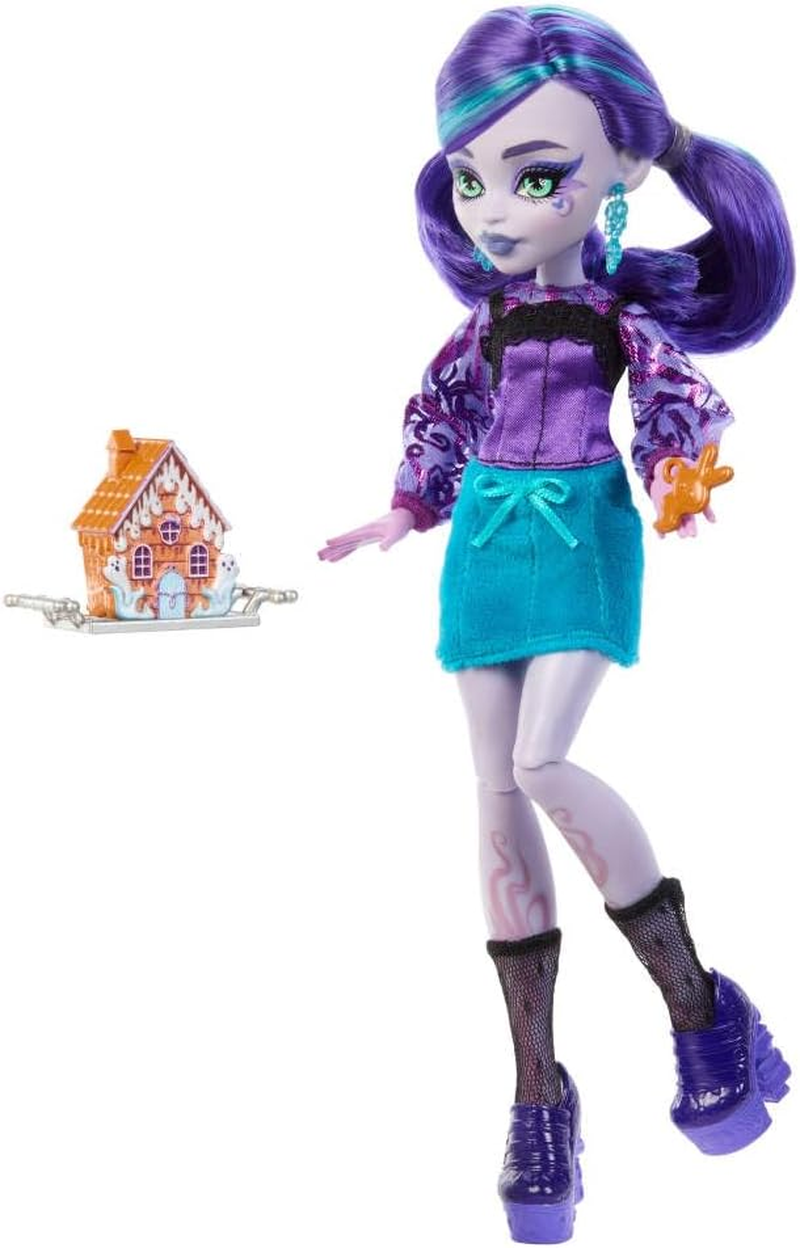 Monster High Skulltimate Secrets Doll and Accessories Set, Garden Mysteries Twyla with Reveal Closet & 19+ Tea Party Surprises like Doll Clothes image number 5