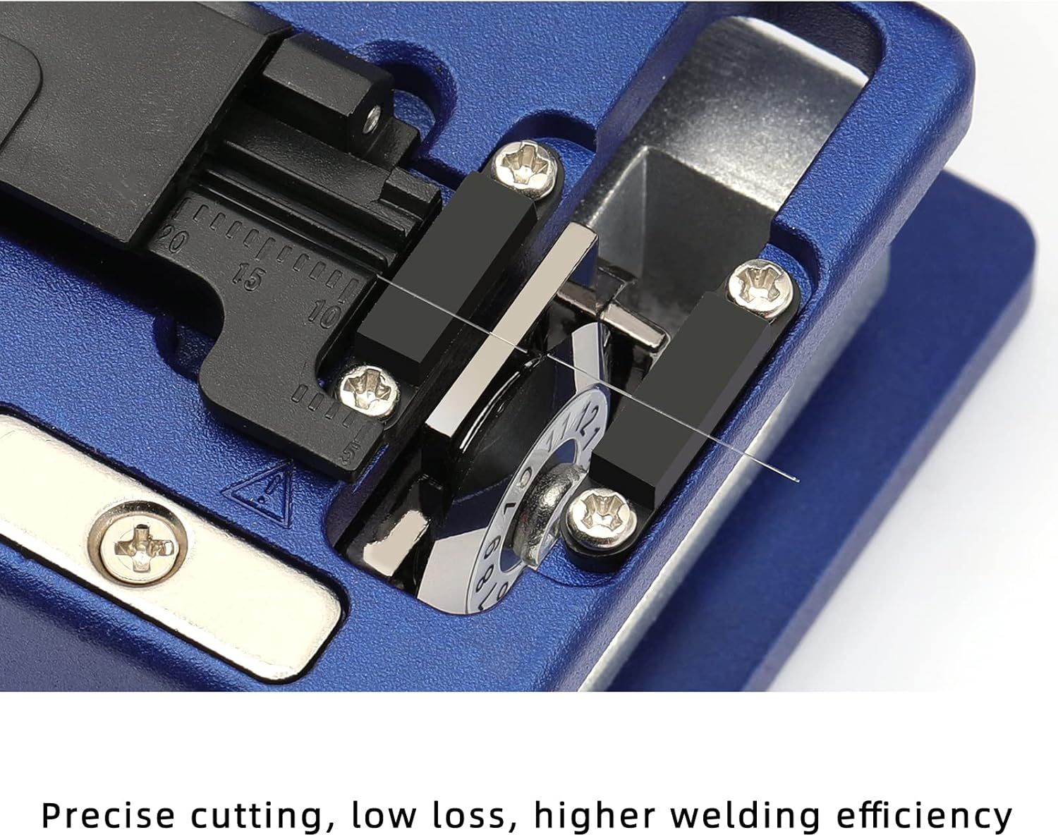 FC-6S Optical Fiber Cleaver Stripping Cutter Tools Cleaves for SUMITOMO with 36000 Cleaves and Coating Diameter: 250&Mu;m - 900&Mu;m,12 Position Blade Cold Connection Tool Fiber Equipment Used in FTTH image number 6
