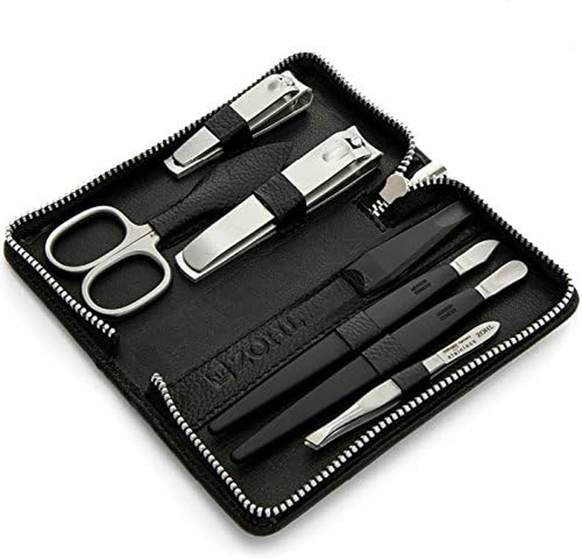 ZOHL Germany Nail Clippers Leather Set 7 Pc Manicure Set (ZO1416) image number 2