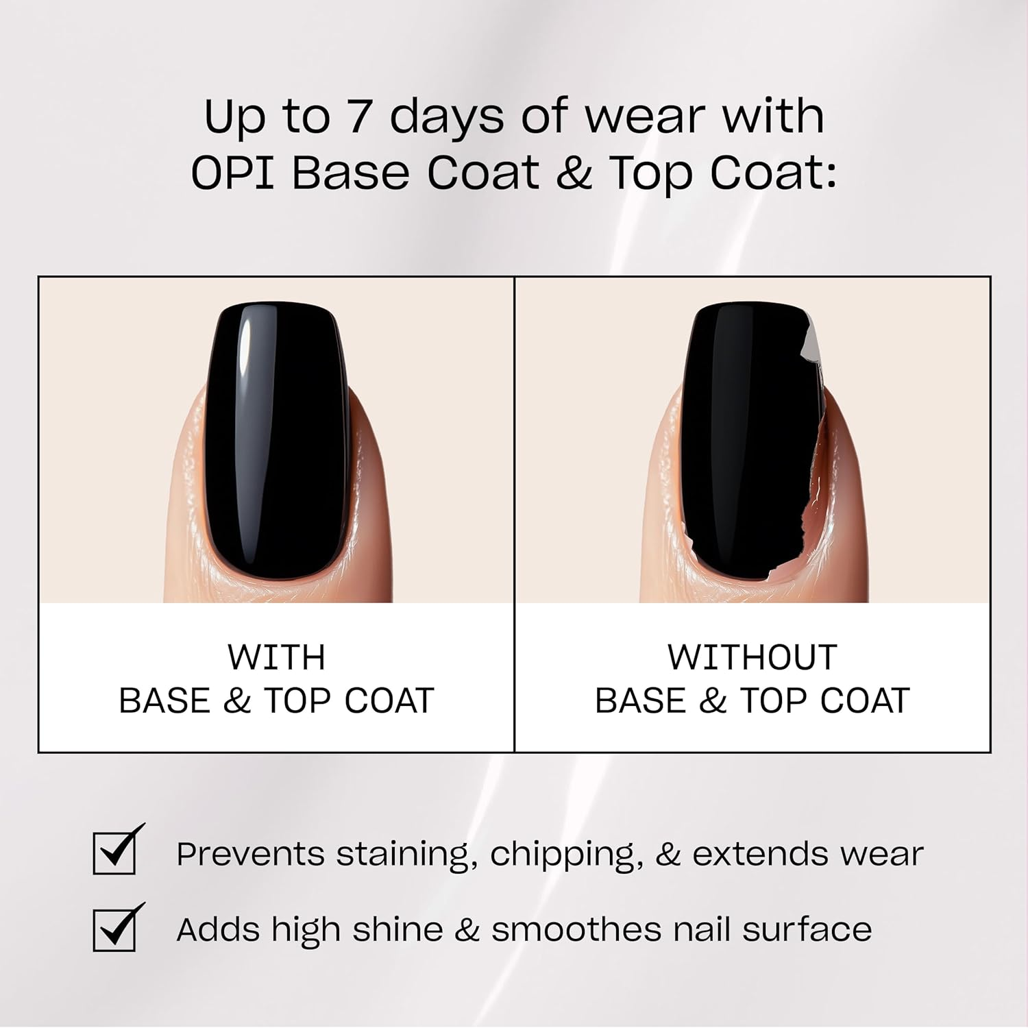 OPI Nail Lacquer, up to 7 Days of Wear, Chip Resistant and Fast Drying Nail Polish, 15Ml
