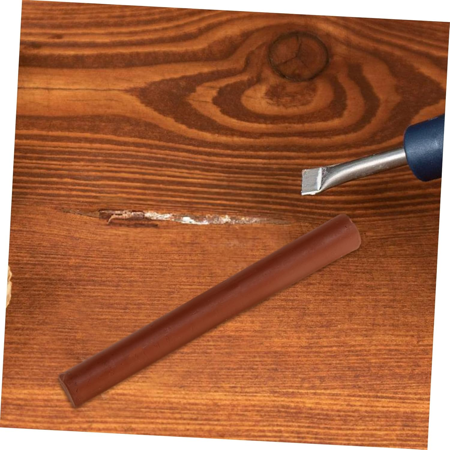 Yardenfun 5Pcs Wood Scratch Repair Pen Furniture Refinishing Crayons Kit White Touch up Paint for Wood image number 4