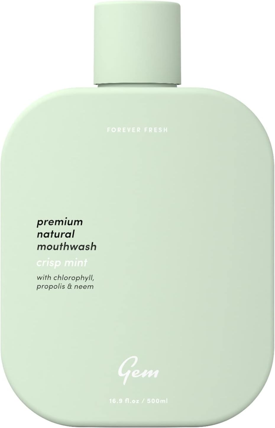 Gem Mouthwash: Crisp Mint, 500Ml
