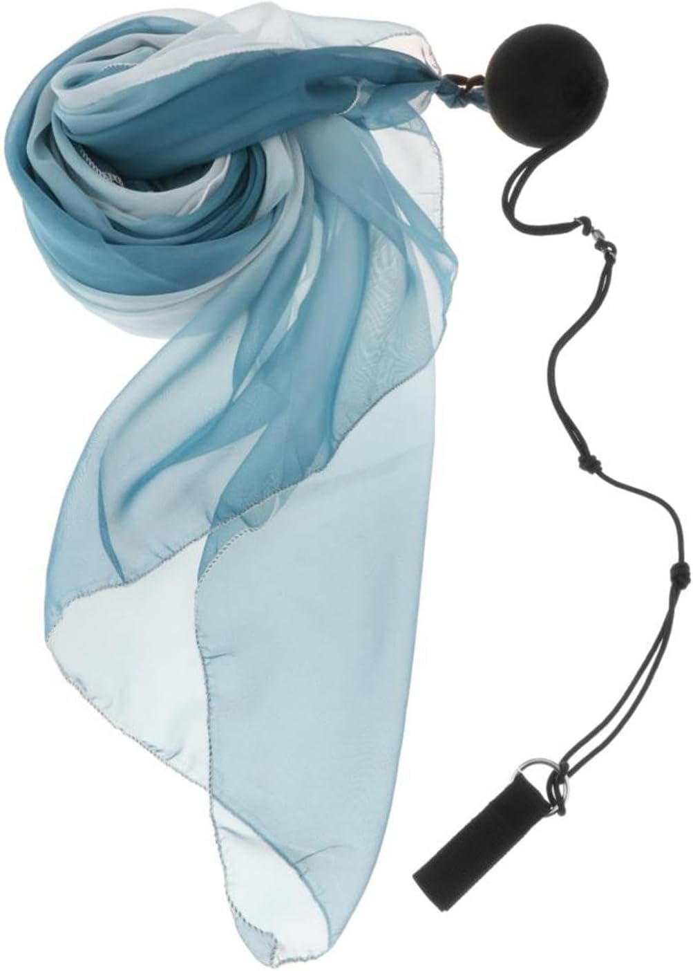 Yuksok Dance Silk Streamer Poi Throw Ball Set Women Ribbon Imitation Silk for Dress Ups image number 4