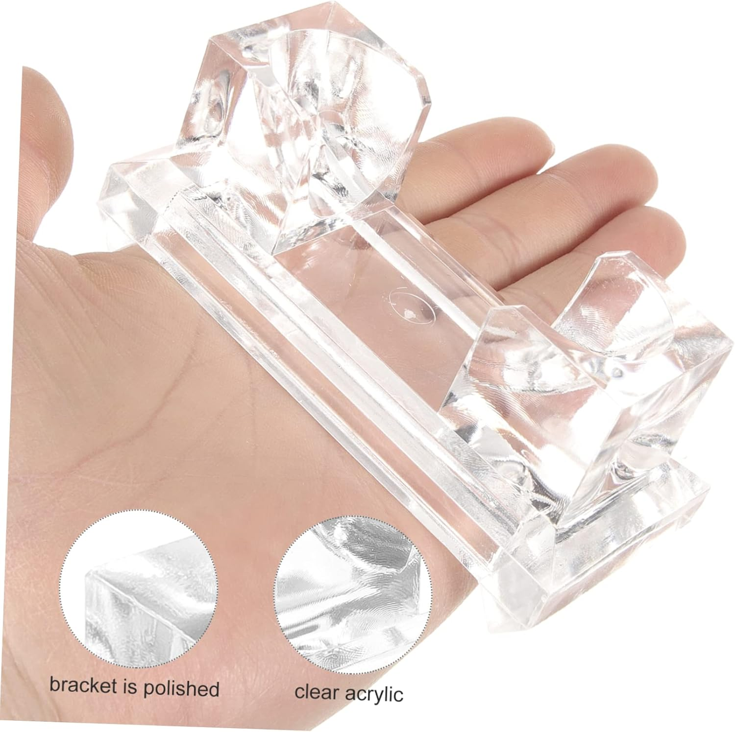 FUNOMOCYA 2Pcs Practical Acrylic Music Instrument Stand Kalimba Piano Display Stand Portable Thumb Piano Holder image number 3