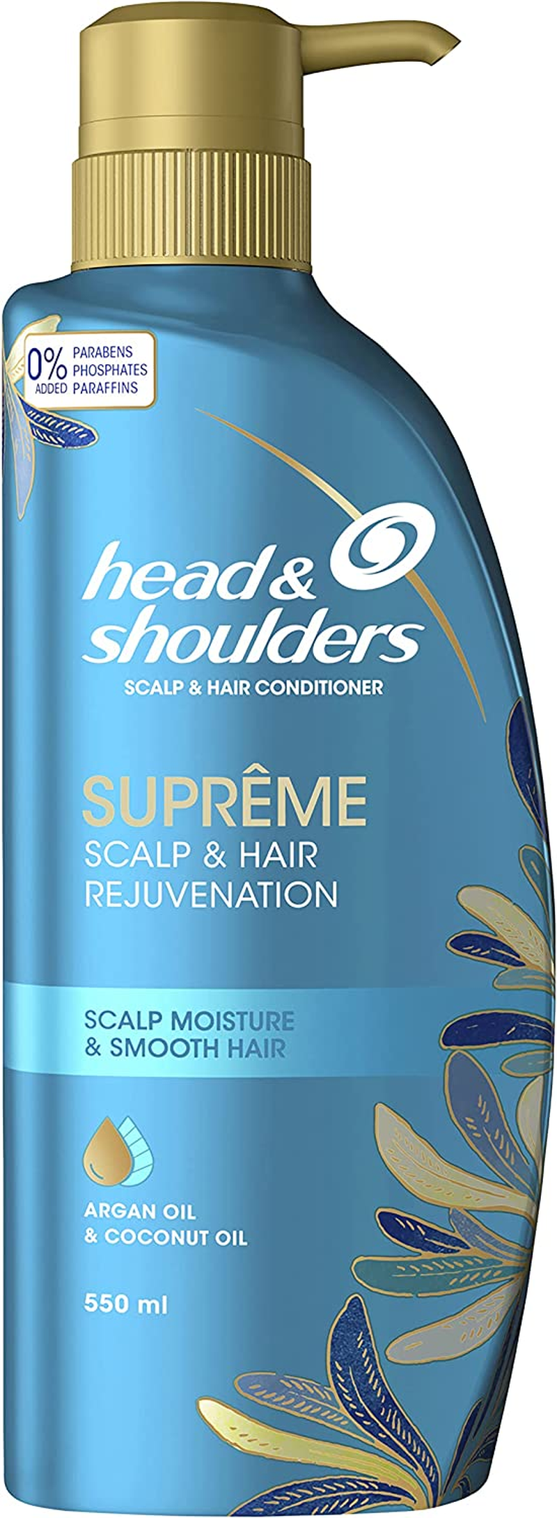 Head & Shoulders Supreme Moisture anti Dandruff Conditioner 550Ml image number 4
