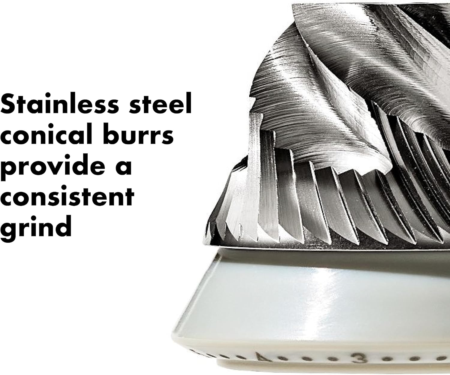 OXO Brew Manual Burr Coffee Grinder,Black image number 1