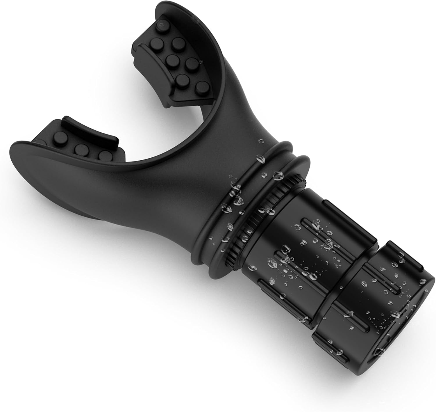 Versatile Resistance- Adjustable Breathing Trainer for Lungs, Breathing Exercise Device Is Easy to Adjust the Level to Improve Fitness & Strength (Black) image number 5