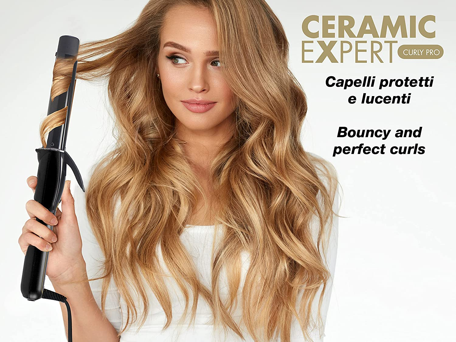 BEPER P301PIS001 Curling Iron Ceramic Coating 35 W Diameter 25 Mm Curling Iron Max. Temperature 180 &deg;C Rotating Cord Cold Tip Black Peque&ntilde;o image number 6