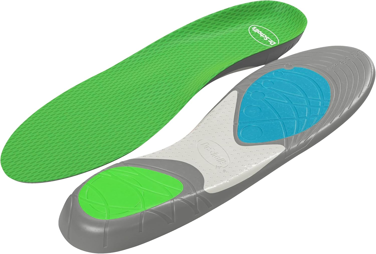 Dr. Scholl'S Run Shock Absorbing Insoles | Helps Prevent and Relieve Knee Pain, Shin Splints and Plantar Fasciitis | Designed for Runners, Arch Support Insoles for Running & Jogging | 1 Pair (Large) image number 4