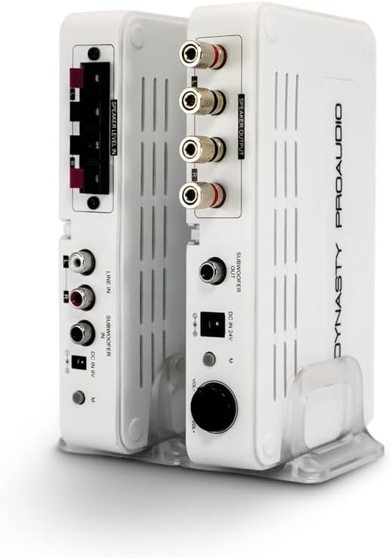 DYNASTY PROAUDIO WSA-5RP Wireless Surround Sound Rear Speakers Kit with 2 X 50W Amplifier Built-In, 5.2G / 5.8Ghz Dual Band Selectable, Total 106 RF Channel Auto Switching image number 2