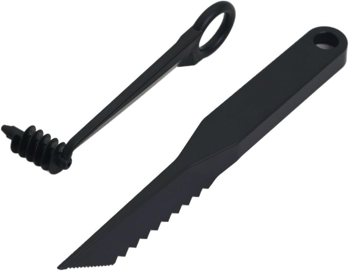 Xiaaofea V-Shaped Spiral Cutter & Slicer for Vegetables and Fruits, Serrated Spiralizer Blade Creates Decorative Patterns for Potato, Cucumber, Easy Use Kitchen Gadget Small Tools image number 5