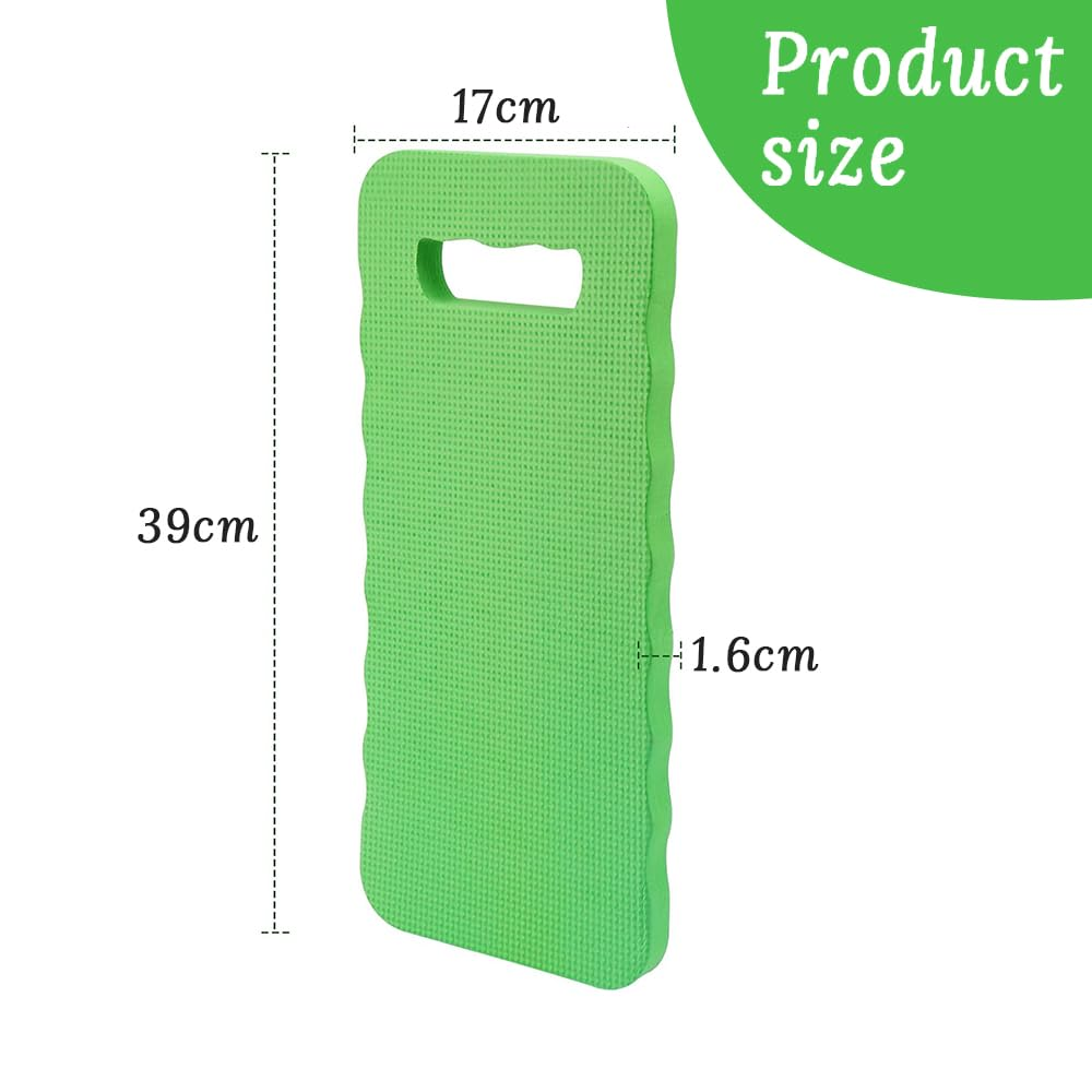 GUDAJIN 12 Pack Garden Kneeling Pads, Thickened Garden Gardening Kneeling Pads, Knee Pads Waterproof Non-Slip Mat, Yoga Exercise Seat Mat for Gardening, Cleaning, Yoga, Praying, Exercise (Green) image number 1
