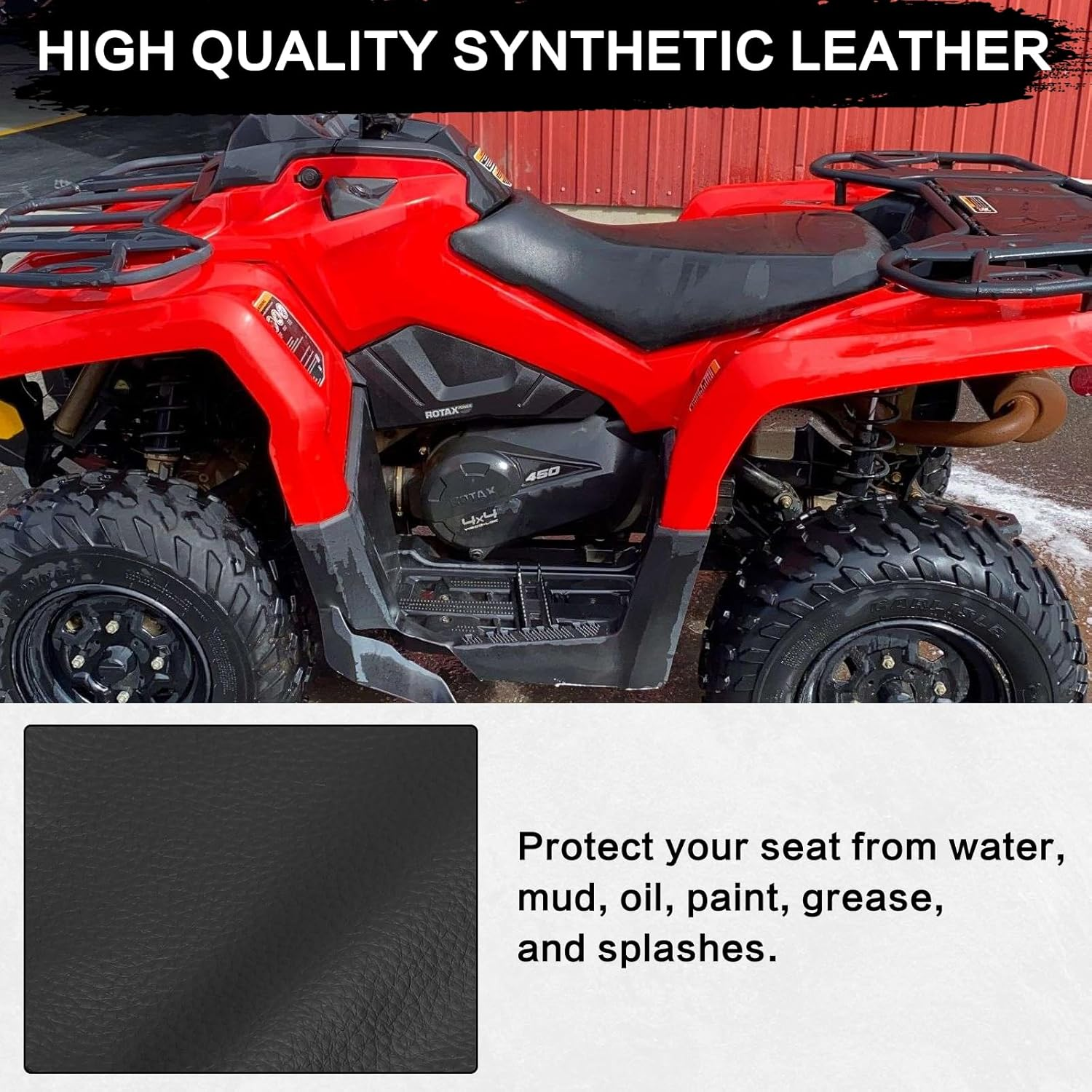 Smotrcc Outlander Seat Covers Compatible with Can Am Outlander Max 450 500 570 650 800 850 1000 2013-2021,Accessories for Can Am Seat Replacement image number 2