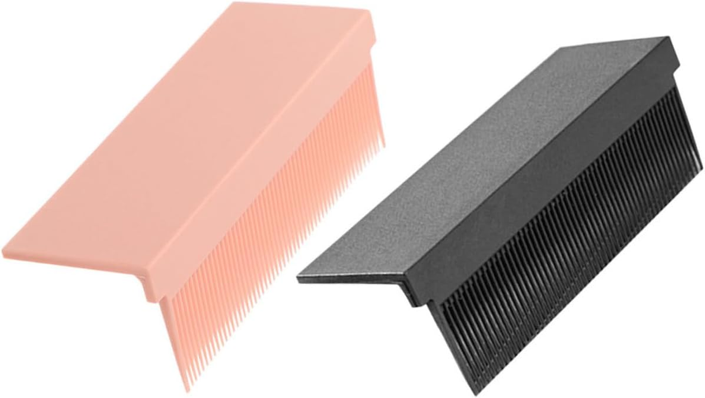 BIUDECO 2Pcs Hair Straightening Brush Attachments Straightener Comb Iron Comb for Hair Straightener Tool