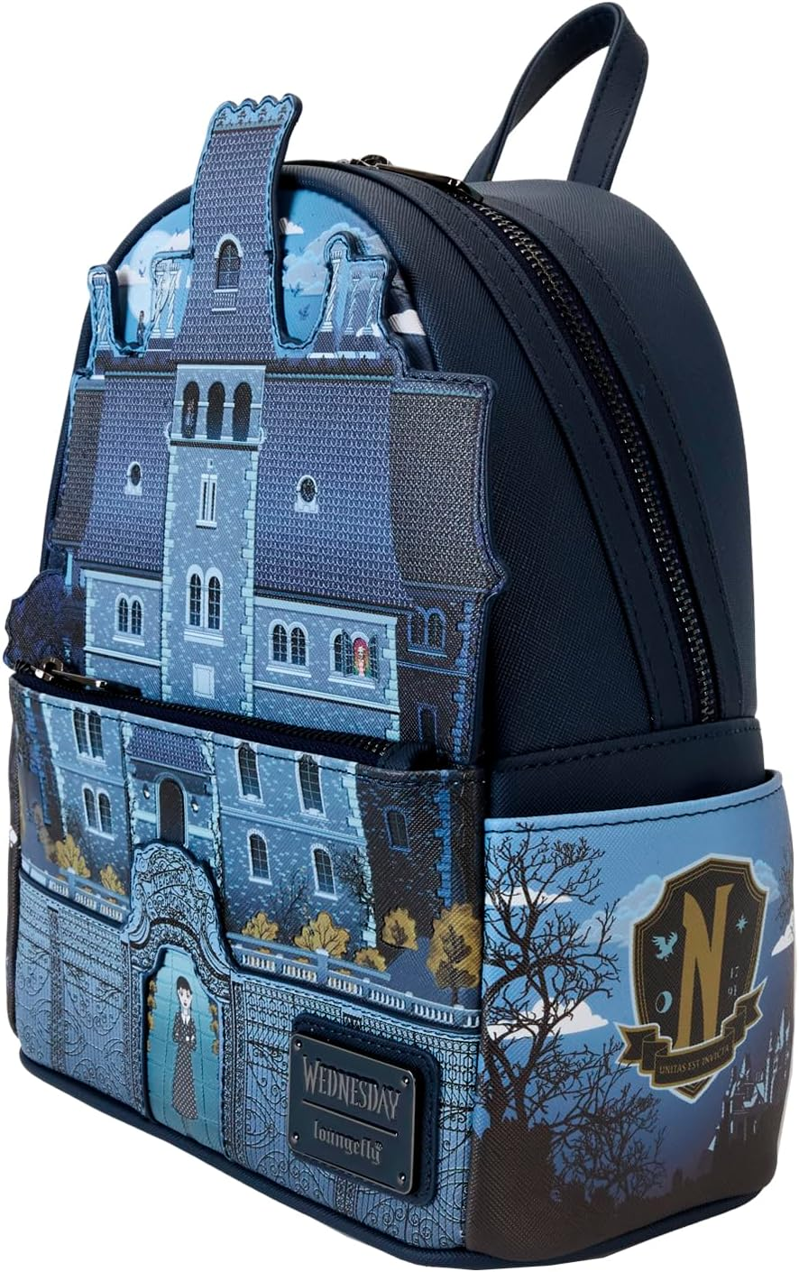 Wednesday (TV) - Nevermore Academy Mini Backpack image number 1