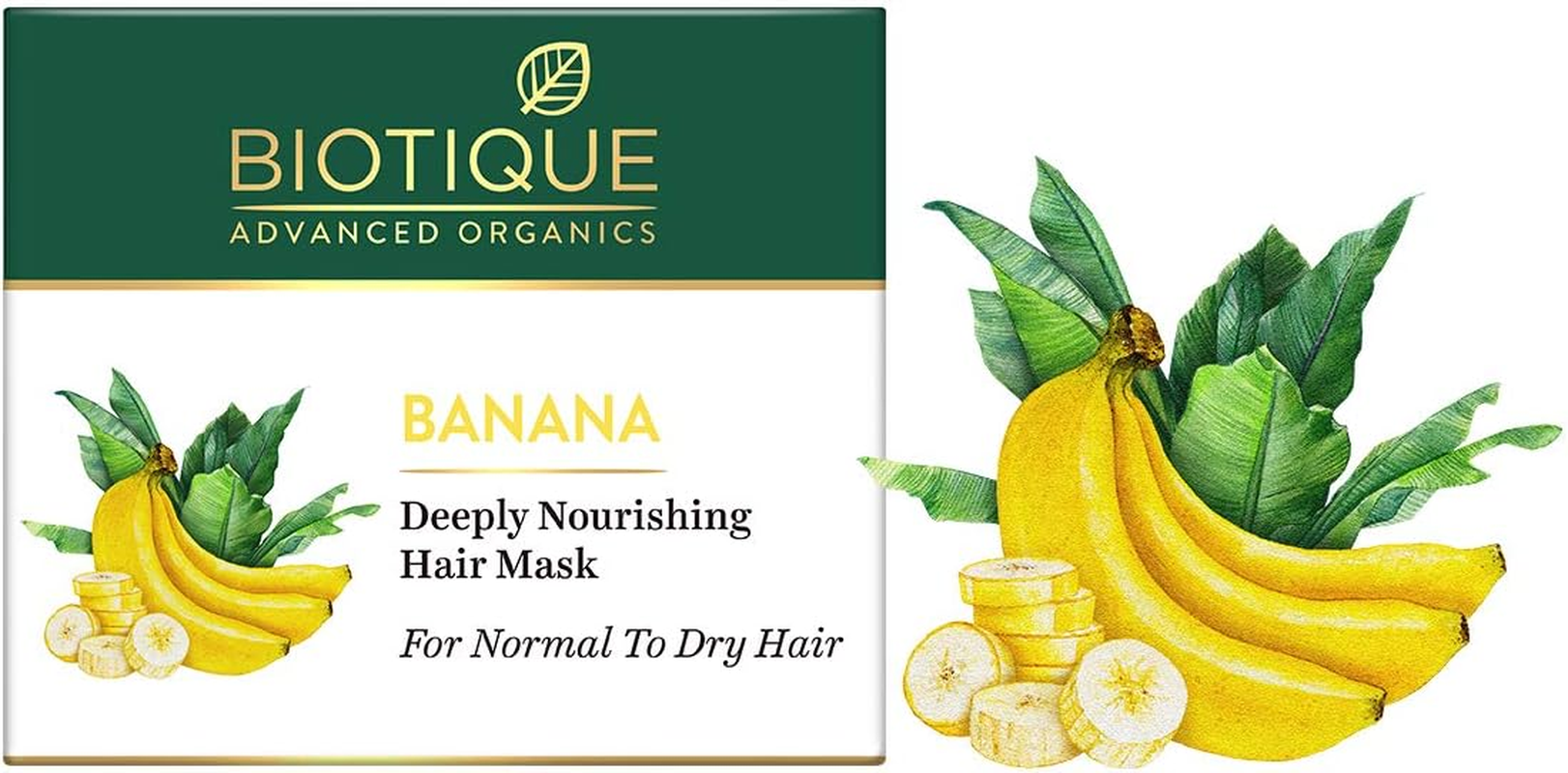 Biotique Banana Deeply Nourishing Hair Mask for Normal to Dry Hair, 175G