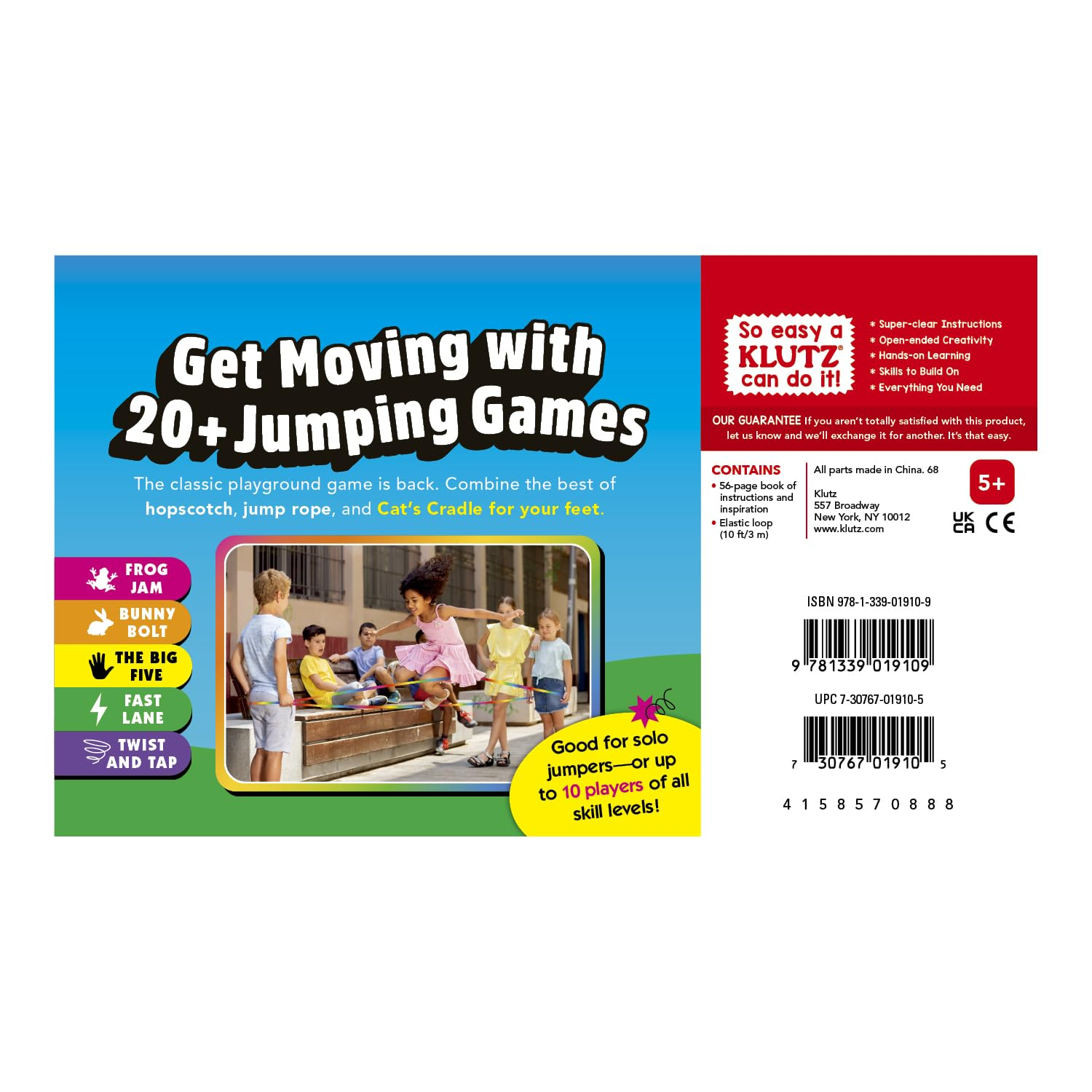 Jumpsies: How to Hop, Skip & Jump with Stretchy Rope (Klutz) image number 3