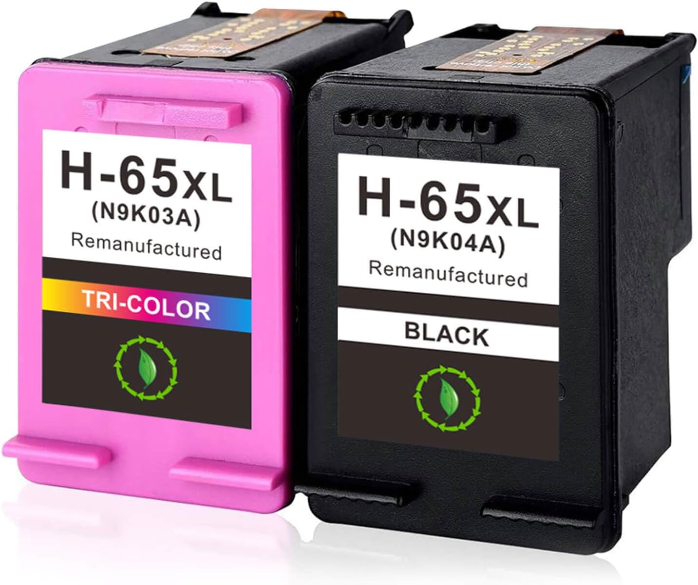65XL Ink Cartridges Remanufactured Compatible with 65XL Black and Color Combo Pack for HP Deskjet 3755 3720 3721 3730 3732 3752 3758 2620 2621 2652 2655 5055 image number 2