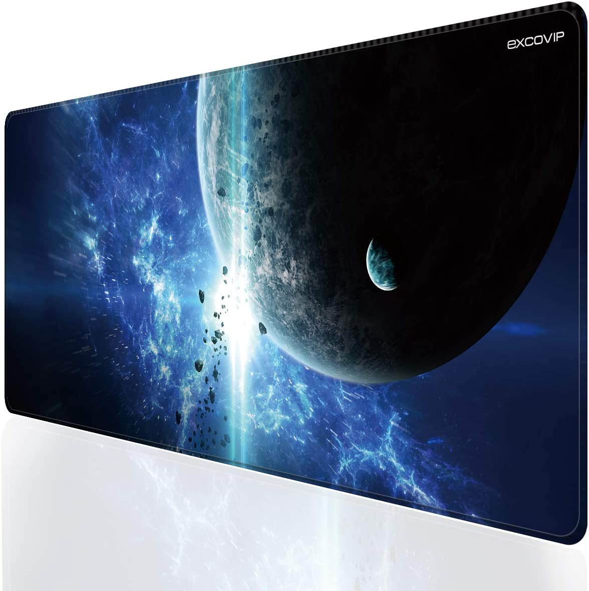Mouse Pad-Exco Thick Smooth Extra Large Gaming Mat Smooth Surface Non-Slip Rubber Mouse Pad with Designs for Office and Gamers (Dawn)