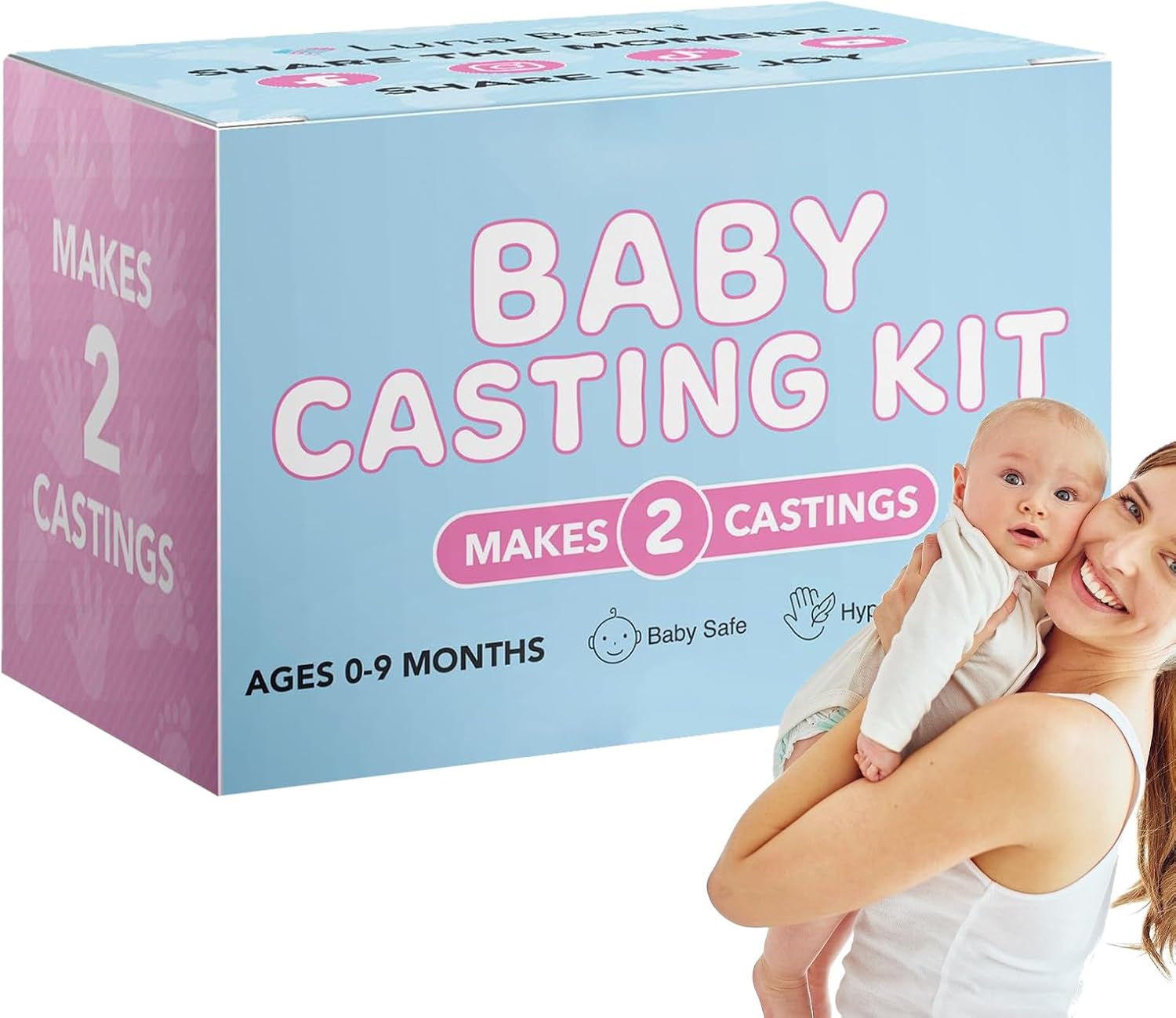 Baby Hand Molding Kit,Baby Footprint Kit | Toddler Milestone Molding Handprint Set for Cherishing Precious Memories