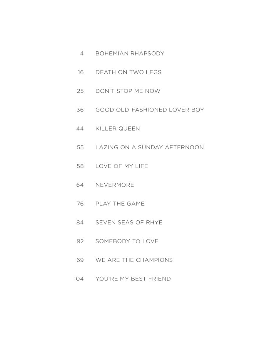 Hal Leonard Queen Music Book: Note-For-Note Keyboard Transcriptions image number 5