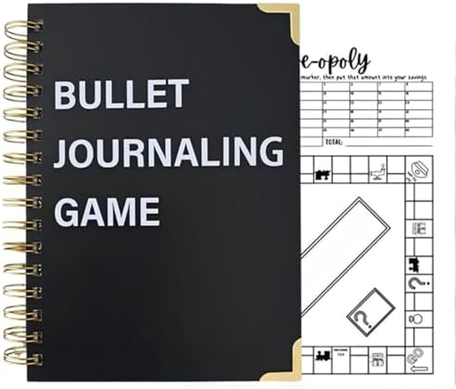 Journaling Game,Journaling Game Notebook,Dotted Journal Game,Planner Journal Game,Savings Tracker Savings Challenge,Journaling Planner (1Pcs)