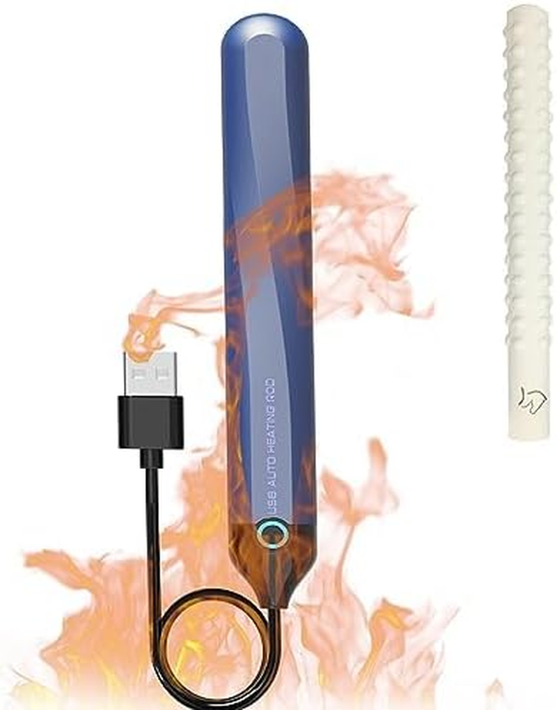 Xinxbabe USB Auto Heating Rod Heating and Diatomite Water-Absorption Stick 【Quick Heating/Auto Temperature Regulation 2-Piece Set, RODO-1012X2 image number 5