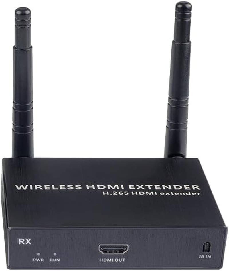 EXVIST 4K Basic HDMI Wireless Extender Transmitter Receiver W/HDMI Loop-Out, up to 656Ft, IR Support, Suitable for Transmitting Video from Laptop, PC, Youtube, PS4 to HDTV or Projector Etc.