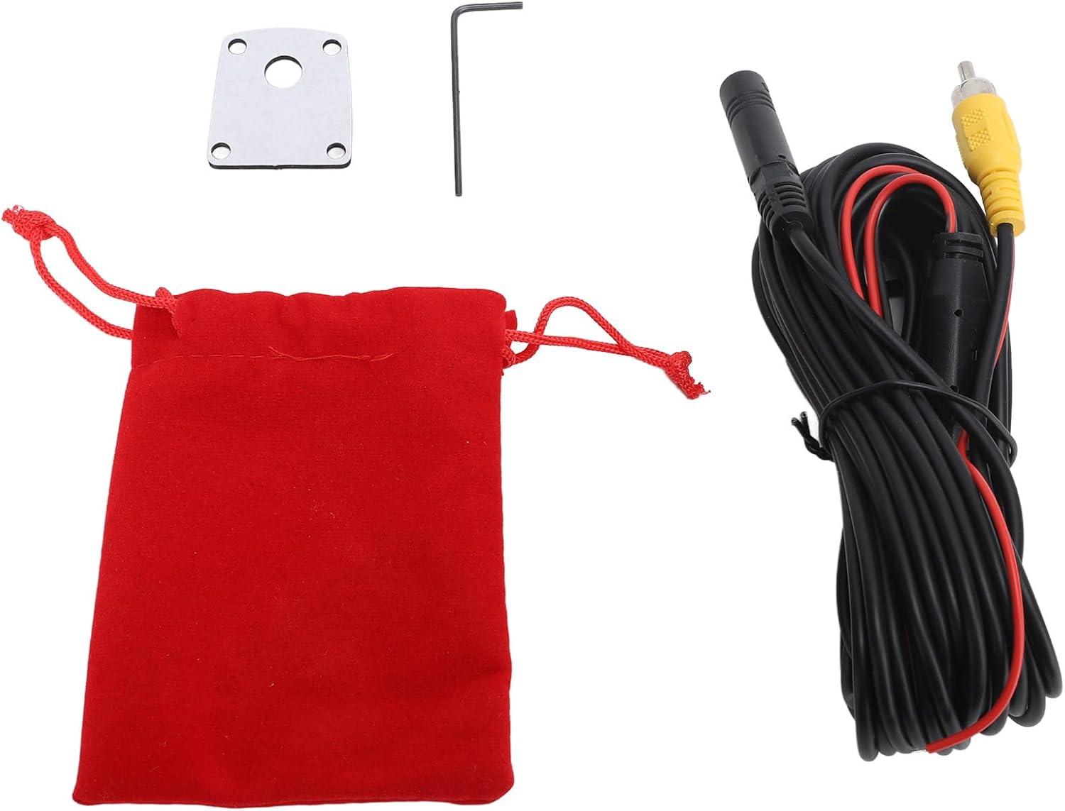 Reverse Rear Cam, Backup Camera Clear Image 12 to 24V Night Vision 360 Degrees Rotatable for Suvs for Trucks for Boats (CAM980‑C Chrome) image number 5