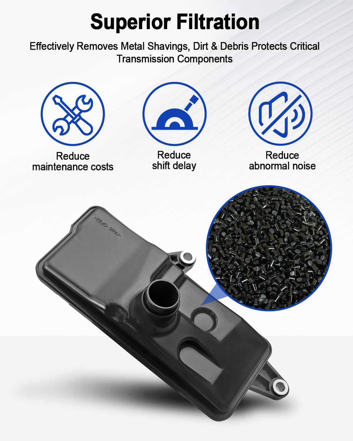 Transmission Filter and Gasket Kit & Cooler Fit for Honda Civic FIT HR-V L4 1.5L 1.8L 2.0L 2014 2015 2016 2017 2018 2019, Replace 21814-5T0-000 25420-5T0-003 25450-P4V-013, Filter & Cooler & Gasket image number 5