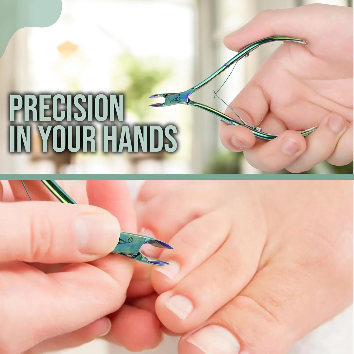 ARMIZ Multi-Color Cuticle Nipper Stainless Steel Professional Cuticle Cutter for Manicure and Pedicure - Cuticle Remover Tool with Sharp Blade to Trim Tough Dead Skin, and Hangnails image number 4