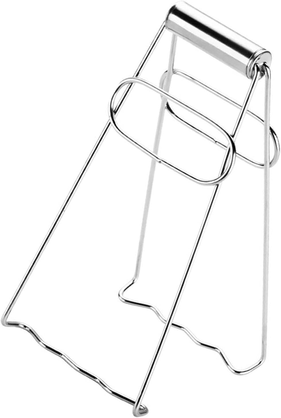 Stainless Steel Hot Plate Bowl Gripper Hot Dish Gripper Clip Foldable Cooking Clip Tool for Kitchen image number 5