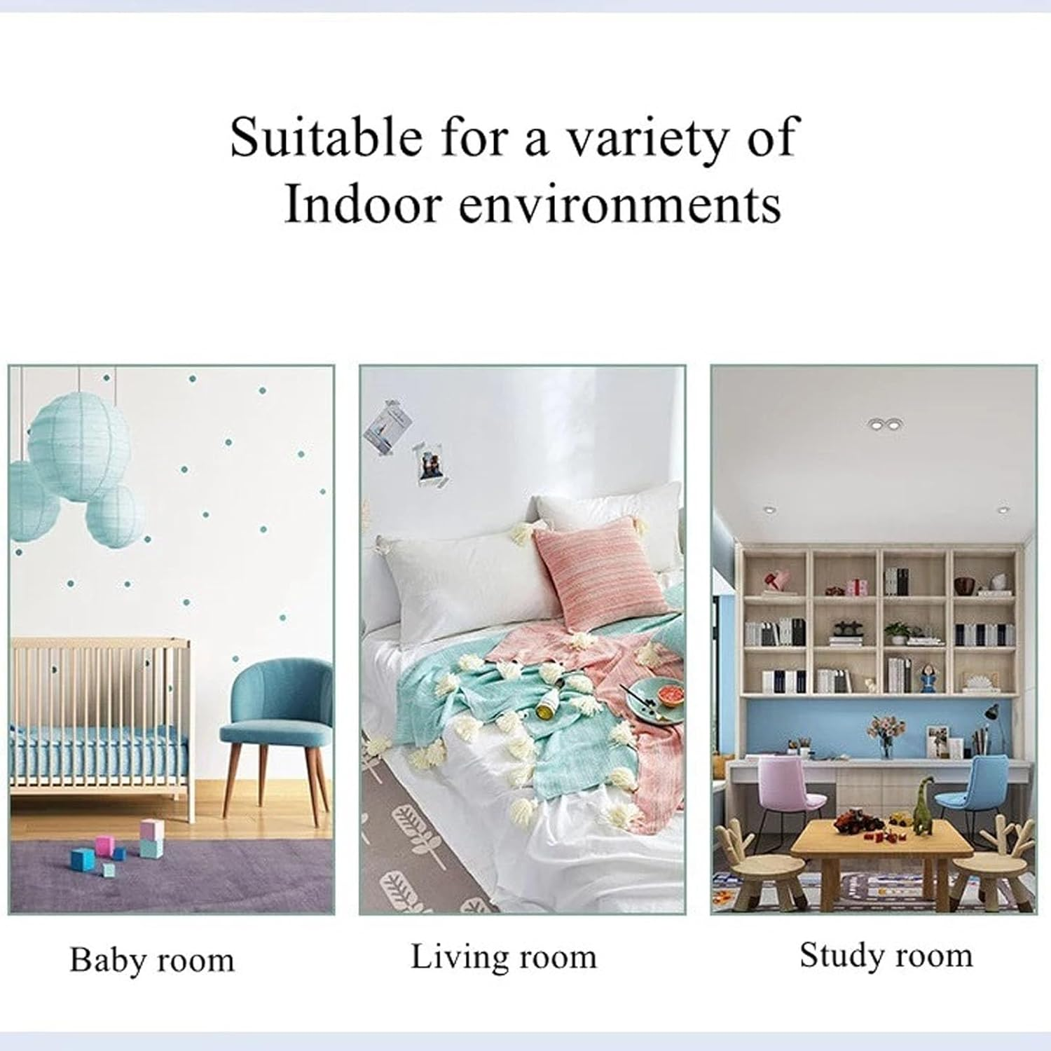 Digital Hygrometer Indoor Thermometer with Backlight Alarm Function Digital Clock Wireless Weather Station with Backlight Alarm Function, Accurate Room Temperature Monitor for Nursery Hygrometers image number 2